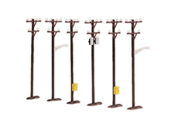 Atlas 66914 O Telephone Pole Set 6/