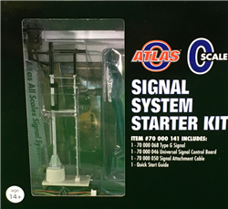 Atlas 70000141 O Signal Starter Set All Scales Signal System 1 Each: Single-Head Type G Signal Control Board and Signal Attachment Cable