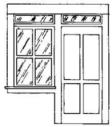 Alexander 2403 HO Entry Doors w/ Window Pkg 3