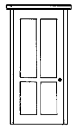 Alexander 2405 HO Entry Doors Four-Panel Pkg 4