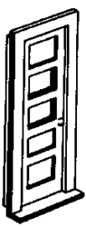 Alexander 2409 HO Doors Two-Window Pkg 4