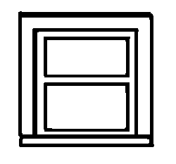 Alexander 2503 HO Window dh vs 2-pane 4/