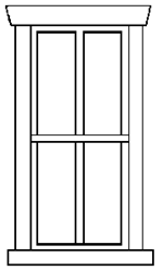 Alexander 2515 HO Window Single 4/