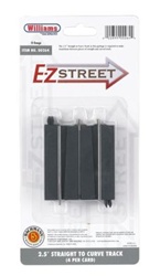 Bachmann 00264 O E-Z Street 2.5" Straight/Curve Connector 4 