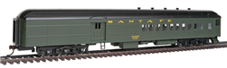 Bachmann 13603 HO 72' Heavyweight Combine w/2-Window Door Santa Fe #1524 Pullman Green