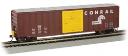 Bachmann 14907 HO ACF 50'6" Outside-Braced Boxcar w/ Flashing Rear End Device FRED Conrail 166313