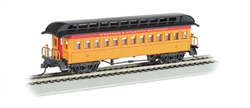 Bachmann 15101 HO Old Time Wood Coach w/ Round-End Clerestory Roof Western & Atlantic