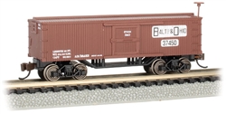 BachmanN 15656 Old-Time Wood Boxcar Baltimore & Ohio