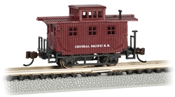 Bachmann 15752 N Old-Time Wood Bobber Caboose Central Pacific