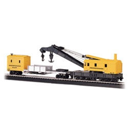 Bachmann 16114 HO 250-Ton Crane Car & Boom Tender Series Pennsylvania