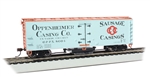 Bachmann 16335 HO Track Cleaning 40' Wood Reefer w/ Removable Dry Pad Oppenheimer Casing Co 8004