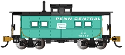 Bachmann 16866 N Northeast-Style Steel Cupola Caboose Silver Series Penn Central