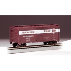 Bachmann 17014 HO Pullman-Standard 40' Steel Boxcar Silver Series Pennsylvania