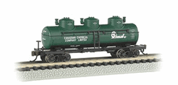 Bachmann 17152 N 3-Dome Tank Car Canadian Chemical Co. Ltd. Chemcell