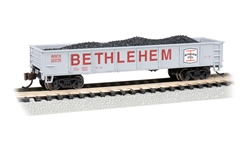Bachmann 17256 N 40' Gondola Bethlehem Steel #46631