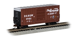 Bachmann 18253 N 40' Hi-Cube Boxcar Denver & Rio Grande Western 67422