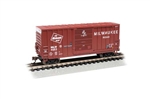 Bachmann 18255 N 40' Hi-Cube Outside-Braced Boxcar Milwaukee Road #4603