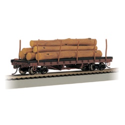 Bachmann 18332 HO ACF Log Car w/Logs Series 1906-1935 Version