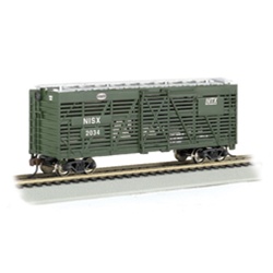 Bachmann 18520 HO 40' Stock Car Silver Series New York Central