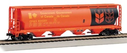 Bachmann 19154 N Canadian Cylindrical 4-Bay Grain Hopper Series Government of Canada CPWX