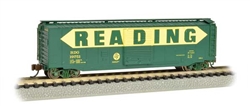 Bachmann 19461 N 50' Sliding-Door Boxcar w/Roofwalk Reading