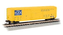 Bachmann 19666 N ACF 50'6" Outside-Braced Sliding-Door Boxcar Silver Series Apalachicola Northern #5219 Port St. Joe Logo