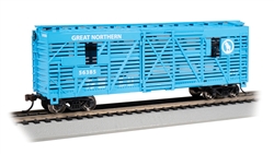 Bachmann 19714 HO 40' Animated Stock Car with Cattle Great Northern #56385