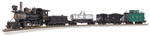 Bachmann 25025 On30 East Broad Top Freight Train Set Standard DC Spectrum 2-6-0 No. 5 and 3 Cars