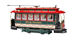 Bachmann 25129 On30 Closed Streetcar DC Spectrum Merry Christmas