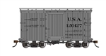 Bachmann 26554 O 18' Wood Boxcar with Murphy Roof 2-Pack Spectrum U.S.A. 120016 120127