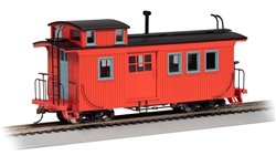 Bachmann 26703 On30 Wood Side-Door Caboose Painted Unlettered Red