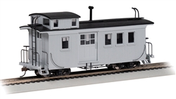 Bachmann 26704 On30 Wood Side-Door Caboose Painted Unlettered Gray