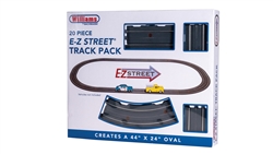 Bachmann 275 G E-Z Street Oval Track 3-Rail Williams E-Z Street Set-Up Size 44 x 24"