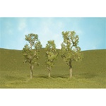 Bachmann 32010 HO Aspen Trees SceneScapes 3 to 4" Pkg 3