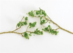 Bachmann 32645 SceneScapes Wire Foliage Branches Light Green 1 to 3" Long Pkg 60