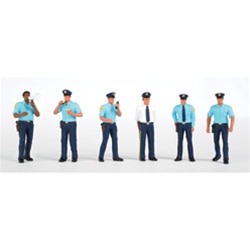 Bachmann 33104 HO Police Squad SceneScapes Pkg 6