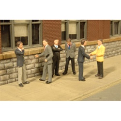 Bachmann 33112 HO Businessmen SceneScapes Pkg 6