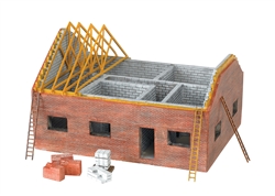 Bachmann 35105 HO Residential Building Construction Site SceneScapes