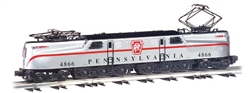 Bachmann 41853 O GG1 Electric Conventional 3-Rail w/True Blast Plus Sound Williams Pennsylvania #4866 Congressional Silver Red