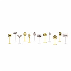 Bachmann 42513 N Railroad & Street Signs Pkg 24