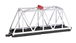 Bachmann 44478 HO Truss Bridge with Blinking Light E-Z Track Assembled