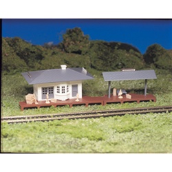 Bachmann 45173 HO Suburban Station Plasticville U.S.A. Kit