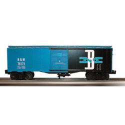 Bachmann 47051 O 40' Steel Boxcar 3-Rail Williams Boston & Maine #76171 160-47051