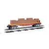 Bachmann 47556 O 40' Flatcar w/Crate Load 3-Rail Williams Ringling Bros. and Barnum & Bailey #119