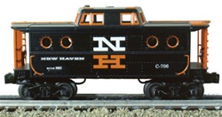 Bachmann 47714 O N5C Porthole Caboose 3-Rail Williams New Haven