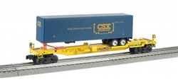 Bachmann 48403 O Front Runner Intermodal Car w/Trailer 3-Rail Williams TTX w/CSX Trailer