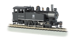 Bachmann 52105 HO Porter 0-6-0T Side Tank w/DCC Santa Fe #2240 Black Graphite