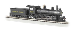 Bachmann 52203 HO Baldwin 4-6-0 Standard DC Canadian Pacific #847