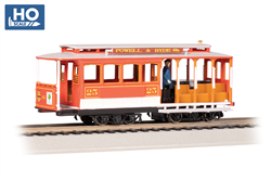 Bachmann 60529 HO Cable Car Red & Gray 25