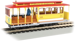 Bachmann 60538 HO Cable Car w/ Grip Man Standard DC Powell & Mason Streets 15